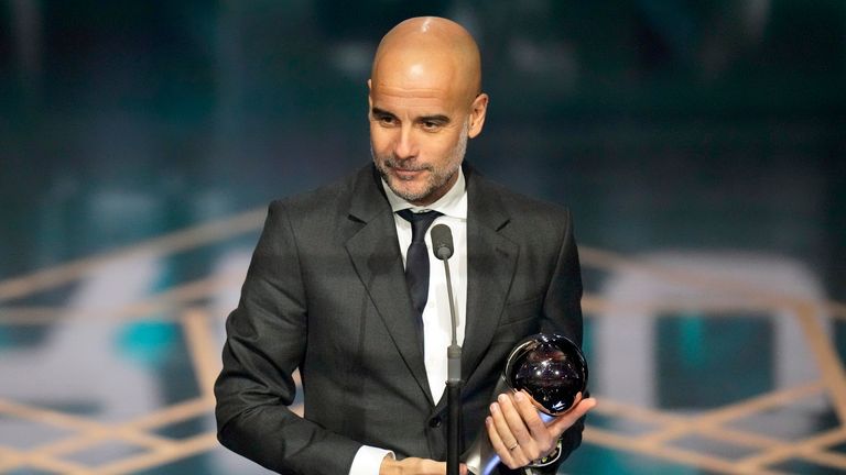 Fifa Best Awards: Lionel Messi wins best male player, Pep Guardiola named  best male coach