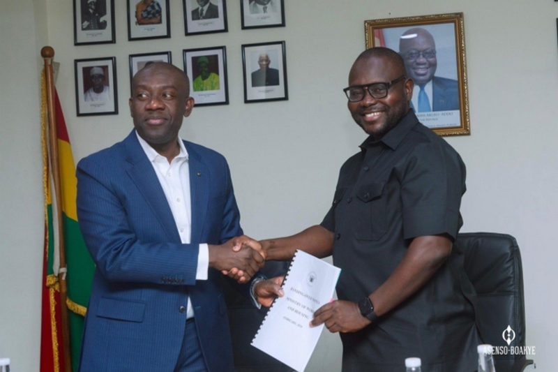 Asenso-Boakye hands over Housing Ministry to Oppong Nkrumah ...