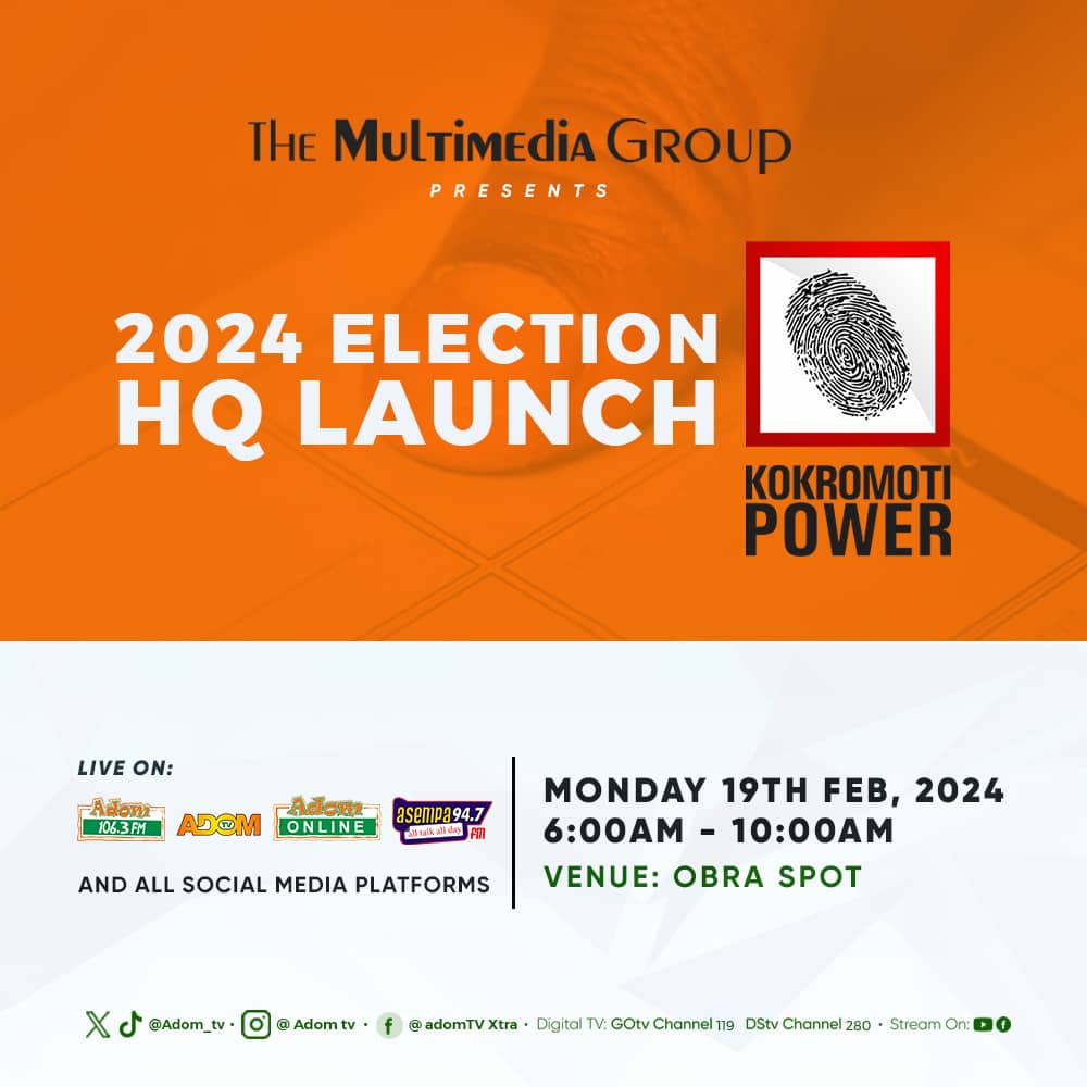 Multimedia Group launches 2024 Election Headquarters today