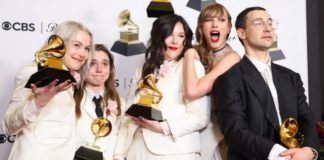 Red carpet and ceremony at Grammy Awards