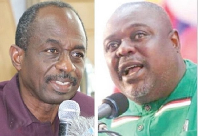 Johnson Asiedu Nketiah, NDC National Chairman and Samuel Koku Anyidoho