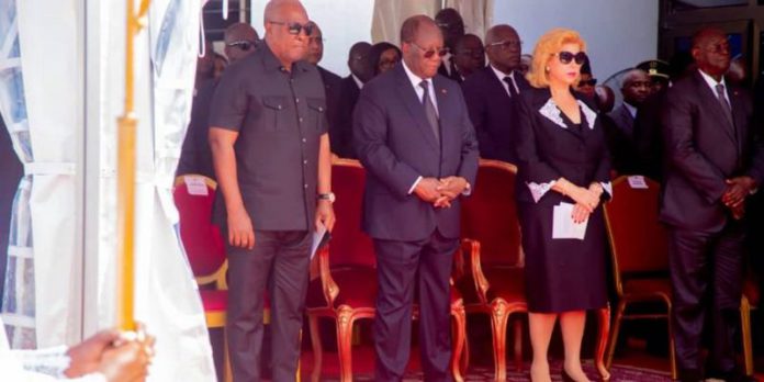 Mahama attends late Ivorian President Henri Bedie’s memorial mass