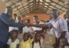 Joyce Bawa donates 55 inches Smart TV to Akuse RC Basic School;