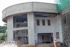 MINERALS COMMISSION ULTRA-MODERN ASHANTI REGIONAL OFFICE READY BY OCTOBER; AS LANDS MINISTER INSPECTS PROGRESS OF WORK