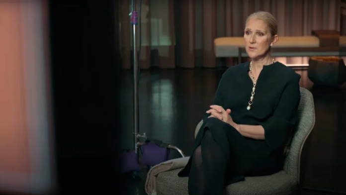 Celine Dion in the 'I Am: Celine Dion' trailer, released on Thursday. From Prime Video