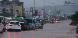 Kasoa-Weija road flooding