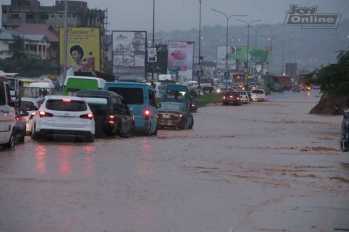 Kasoa-Weija road flooding