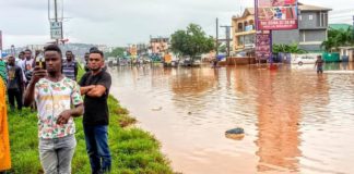 Kasoa-Mallam Highway flood