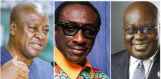 John Dramani Mahama, Kwaku Sintim-Misa (KSM) and Nana Addo Dankwa Akufo-Addo