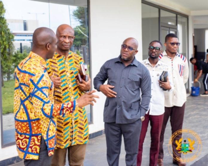 The Minister for Tourism, Arts and Culture and MP for Sekondi, Andrew Egyapa Mercer Kwame Nkrumah Memorial Park