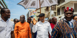 Ga Mantse visits Makola Market; leads campaign to make Accra cleanest city in Africa