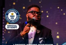 Nigerian attempts to break the Guinness World Record for longest singing marathon by an individual/ Issac Geralds