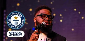 Nigerian attempts to break the Guinness World Record for longest singing marathon by an individual/ Issac Geralds