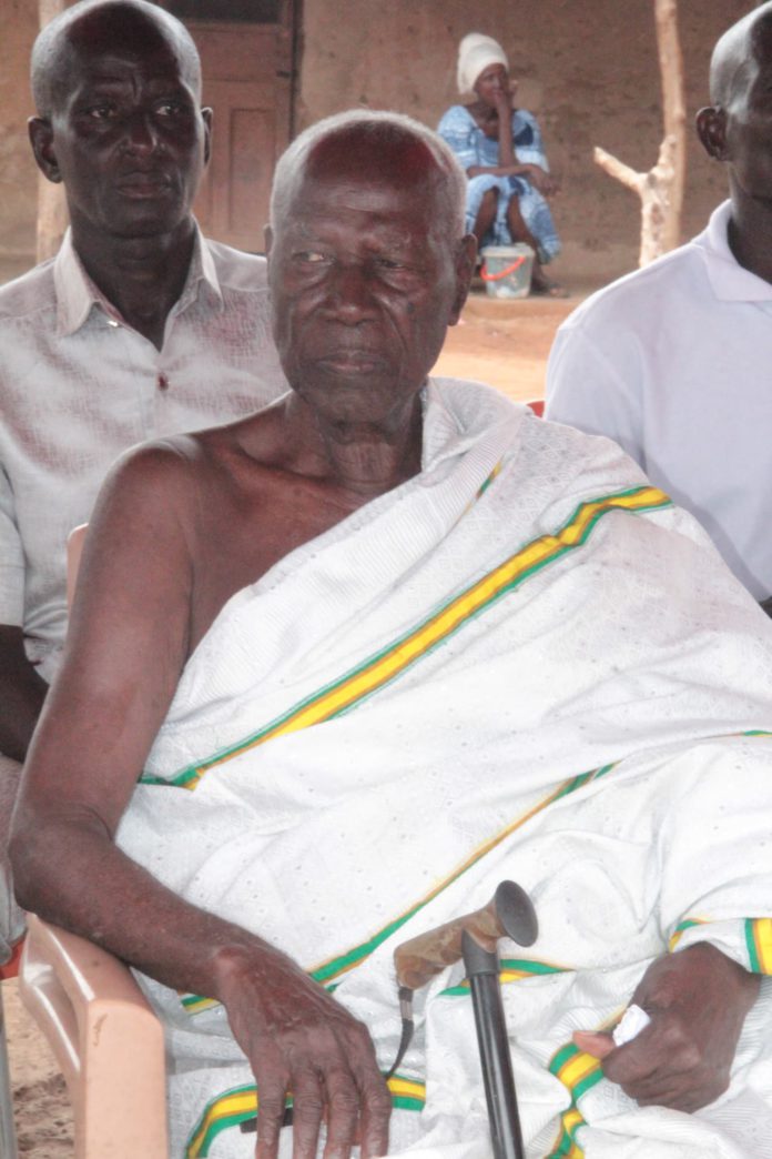 The Paramount chief of Nchumuru Traditional Area in the Krachi Nchumuru District Nana Obrenpong Kanya III,