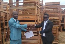 Asante Akyem Central MCE donates 500 dual desks to schools in his constituency