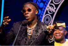 Stonebwoy grabbed the coveted Artiste of the Year prize