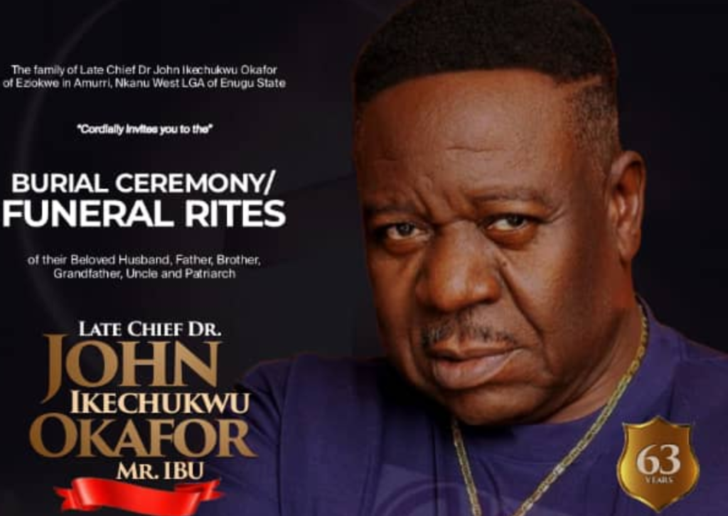 Mr Ibu: Details of the funeral ceremony for the late Nigerian comedian ...