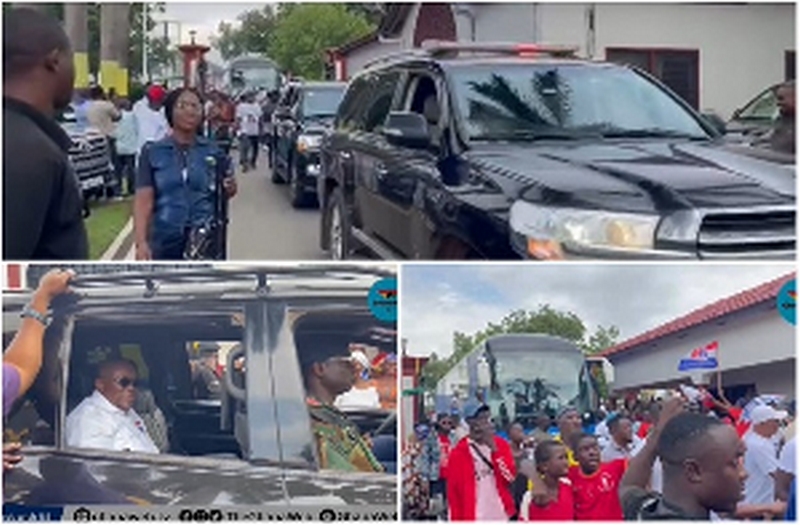 NAPO's unveiling: How Akufo-Addo, Bawumia, others arrived at Manhyia ...