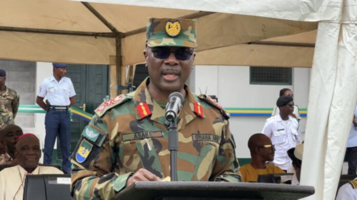 Brigadier General Samuel Asare, the Commanding Officer, Southern Command