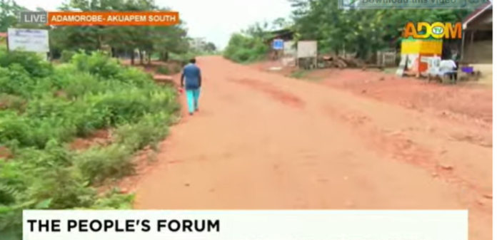 The People’s Forum: Residents of Oyibi Adamrobe cry out over deteriorating roads