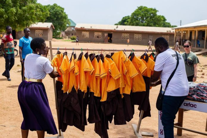 ARFAC donates 200 uniforms to underprivileged students in Sumbrugu