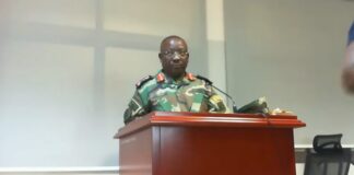 The Chief of Defence Staff, Lieutenant General Thomas Oppong-Peprah