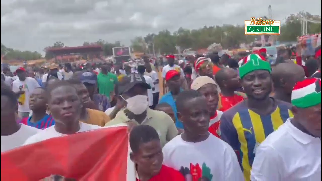 Thousands attend NDC campaign Launch at Tamale Jubilee Park [Video ...