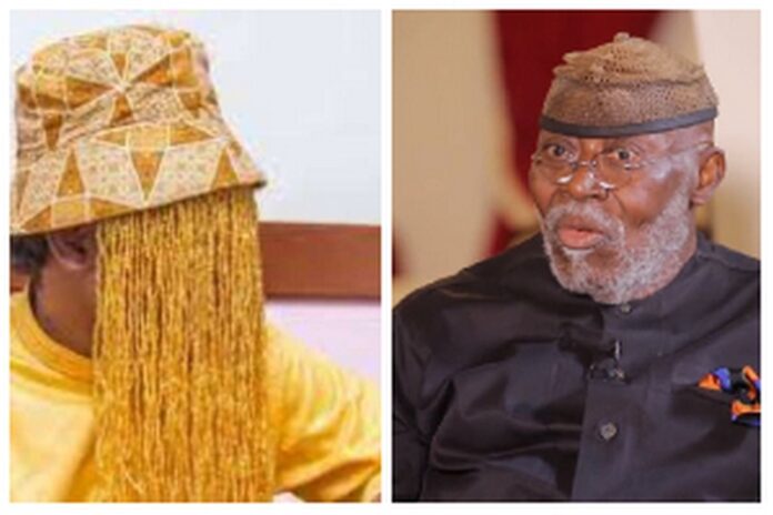 Anas Aremeyaw Anas (left) and Dr. Nyaho Nyaho-Tamakloe