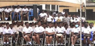 Accra High School receives 2400 tablets under 1 Tablet- 1 Student initiative