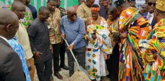 Akufo-Addo cuts sod for phase-one of Petroleum Hub project at Jomoro