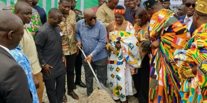 Akufo-Addo cuts sod for phase-one of Petroleum Hub project at Jomoro