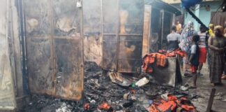 Fire guts Kwadaso market, destroys over 40 shops