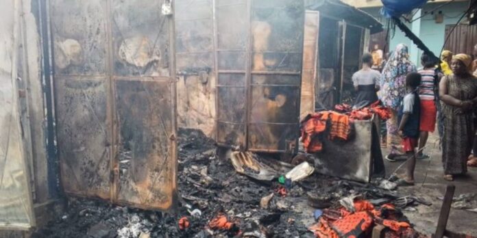 Fire guts Kwadaso market, destroys over 40 shops