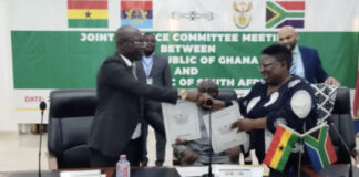 Ghana-South Africa sign defence cooperation, training agreement