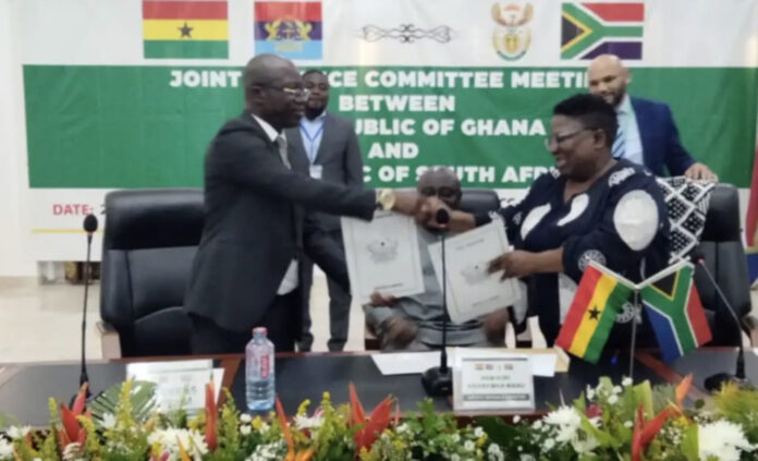 Ghana-South Africa sign defence cooperation, training agreement