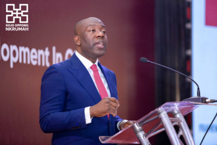 Minister for Works and Housing, Kojo Oppong Nkrumah