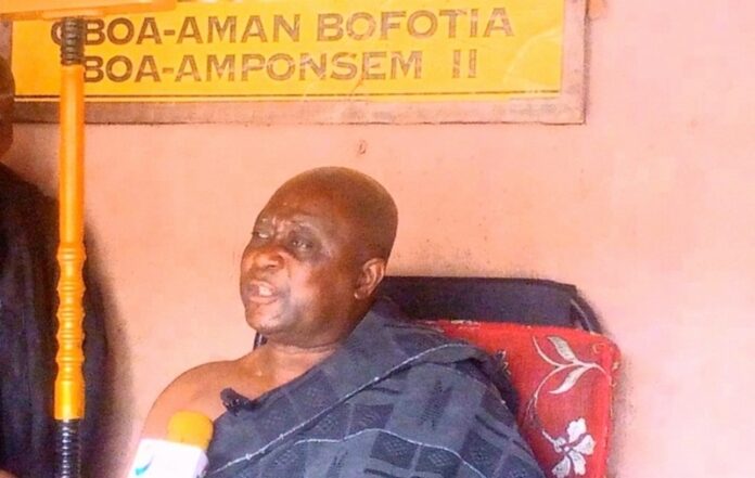 Krontihene of Sunyani Traditional Area, Oboa-Aman Bofotia Boa-Amponsem II.