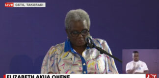 Veteran journalist and former Minister of State, Elizabeth Ohene