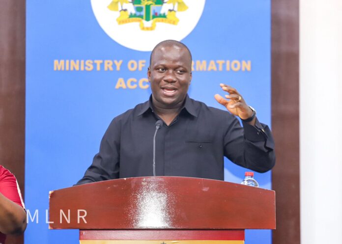 The Minister for Lands and Natural Resources, Hon. Samuel A. Jinapor,