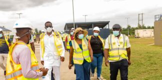 Lydia Alhassan Inspects Sanitation Projects In Western Region