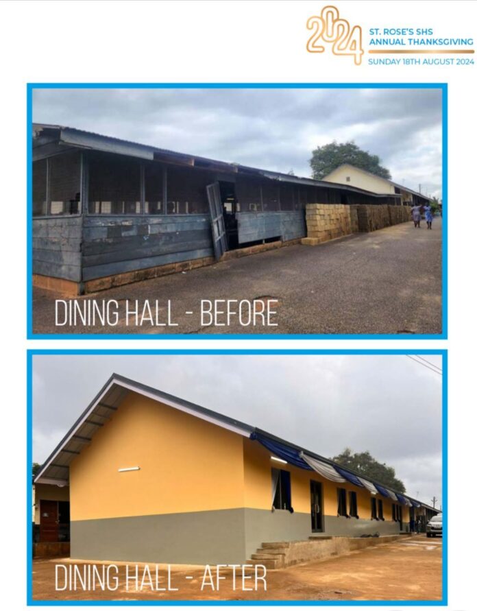 ROSA hands over dining hall worth GH₵480,000 to St. Rose's SHS