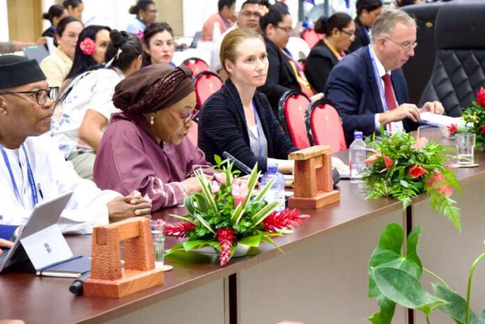 Ayorkor Botchwey meets Pacific leaders, addresses forum in Tonga