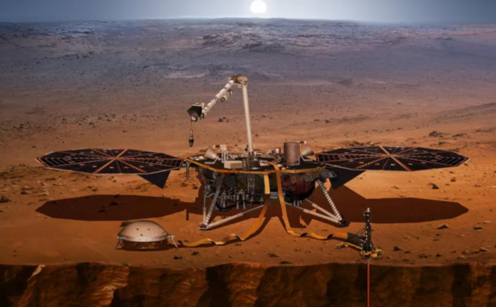 NASA The discovery comes from analysis of data from Nasa's Insight lander, which took a seismometer to Mars