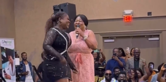 Sista Afia and her mother perform at Ghana Music Awards USA 2024