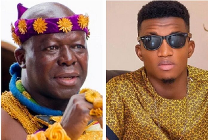 Otumfuo Osei Tutu II and Kofi Kinaata