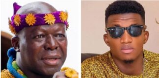 Otumfuo Osei Tutu II and Kofi Kinaata