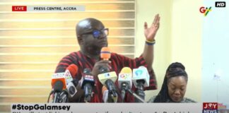 Convenor of the Media Coalition Against Galamsey, Dr. Kenneth Ashigbey