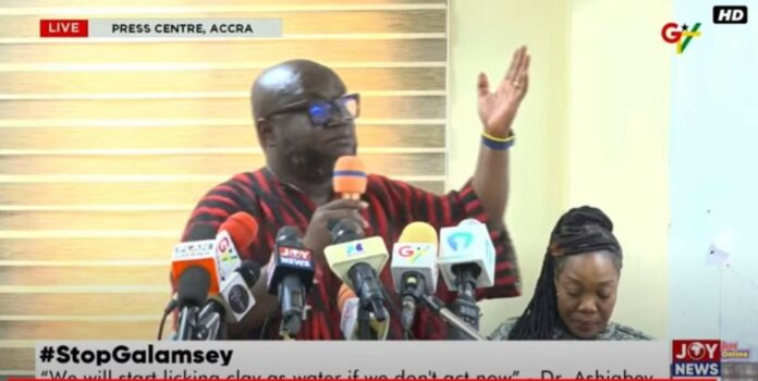 Convenor of the Media Coalition Against Galamsey, Dr. Kenneth Ashigbey