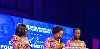 Lordina Mahama launches Association of Retired Pastors of the Assemlies of God Church