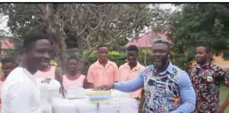 Mike2 foundation donates educational materials to Bukuruwa D/A JHS